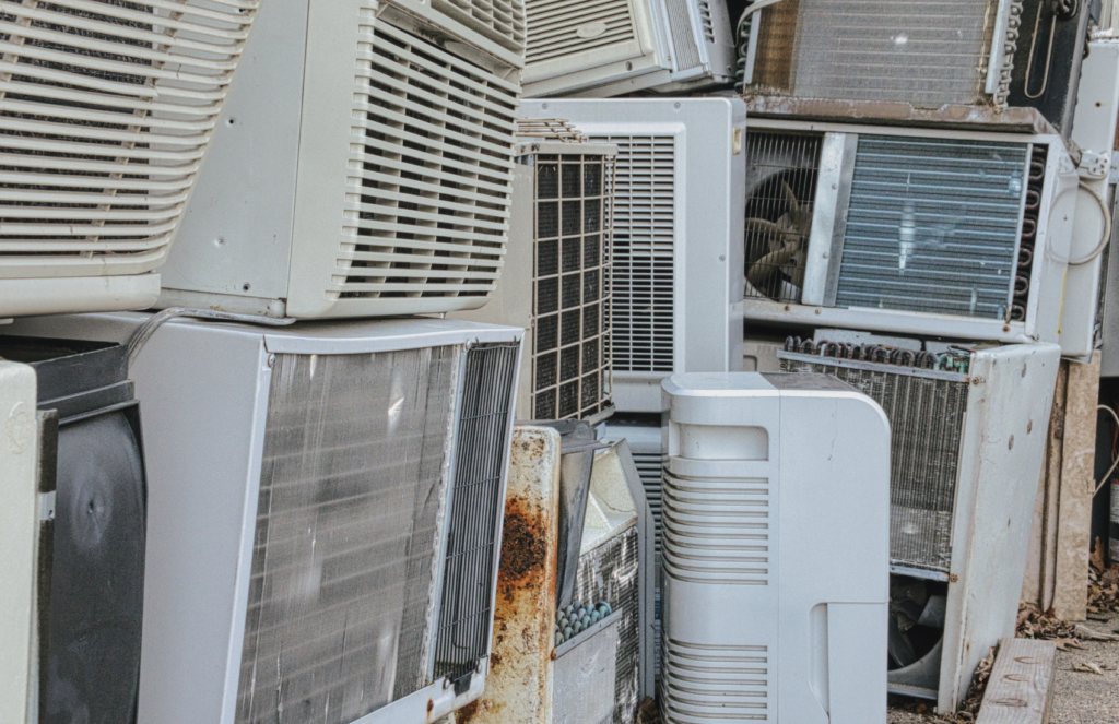 air conditioner waste in landfill