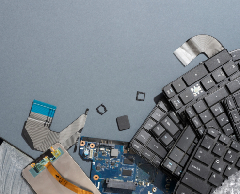 Assortment Sorted Tech Objects 1
