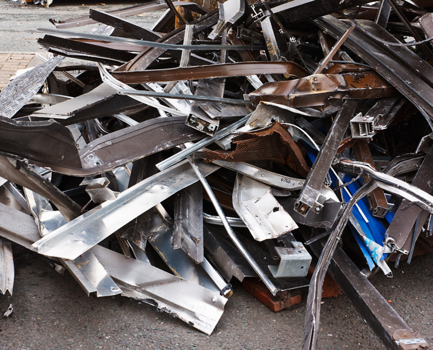 Scrap Metal In Pile