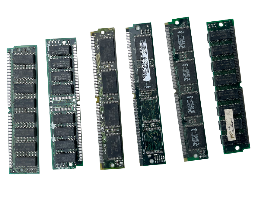 Circuitboards 0000s 0000s 0000 Silver Memory